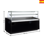 Vitrine réfrigérée 150,5cm - Série DETROIT | VEGPC1015TF | DOCRILUC