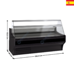 Vitrine réfrigérée 202,5cm - GAMME 800 TOP | VE820R | DOCRILUC