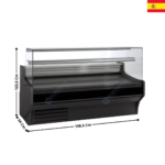 Vitrine réfrigérée 198,5cm - GAMME 940 TOP | VE920RRTF | DOCRILUC