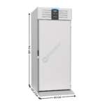 Armoire positive - 700L. / Spécial chariot | 74895430 | COMBISTEEL