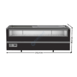 Congélateur / Bahut 1005 L.- Dégivrage Manuel | 70720030 | COMBISTEEL