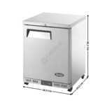 Armoire positive 1 porte - 145L. | MBC24R | ATOSA