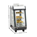 Vitrine chauffante 76L | CVC76L | CASSELIN