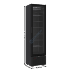 Congélateur vitrée 1 porte battante - 221L. | 74640052 | COMBISTEEL
