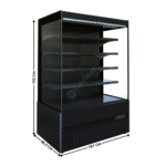 Vitrine réfrigérée 151Cm - Modèle ouvert | 73500040 | COMBISTEEL