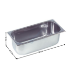 Bac à crème glacée 5 Litres | 74760225 | COMBISTEEL