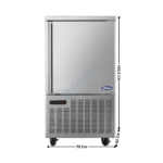 Cellule de refroidissement & congélation - 10 x GN1/1 - 600x400 - ECO Series | EBF10 | ATOSA