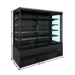 Vitrine réfrigérée 193,5Cm - A portes battantes | 73500060 | COMBISTEEL