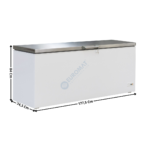 Congélateur / Bahut 635 L.- Série Economique | 71511125 | COMBISTEEL