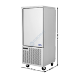 Cellule de refroidissement & congélation - 15 x GN1/1 - 600x400 - ECO Series | EBF15 | ATOSA