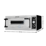 Four à pizza 4 pizzas - 1 Niveau / X-LARGE | CFRPE440 | CASSELIN