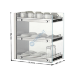 Chauffe-tasses 3 niveaux | CCT3N | CASSELIN