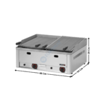 Grill à pierre de lave double | CGPLD | CASSELIN