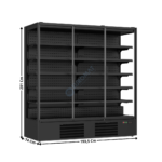 Armoire vitrée 3 portes battantes - 1939 Litres | 74553105 | COMBISTEEL