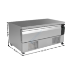 Soubassement réfrigérée 1 tiroir mixte - Série Standard Line | 74500235 | COMBISTEEL