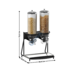 Distributeur de céréales 2 tubes - LARGE | CDCL2 | CASSELIN