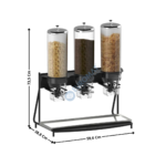 Distributeur de céréales 3 tubes - LARGE | CDCL3 | CASSELIN