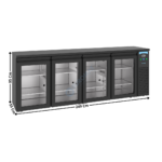 Arrière bar 4 portes battantes vitrées - Série Pro Line | 74895295 | COMBISTEEL