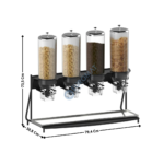 Distributeur de céréales 4 tubes - LARGE | CDCL4 | CASSELIN