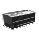 Congélateur / Bahut 1136 L.- Dégivrage Automatique | 70720110 | COMBISTEEL
