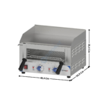 Plancha avec toasteur intégré 480 | CPAST480 | CASSELIN