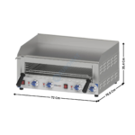 Plancha avec toasteur intégré 700 | CPAST700 | CASSELIN