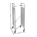 Chariot à glissières 15 x GN2/1 | CEG1521 | CASSELIN