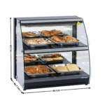 Vitrine chauffante 100L - SELF SERVICE | CVCSS100L | CASSELIN