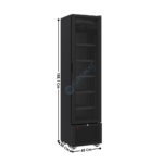 Armoire vitrée 1 porte battante 221L. | 74640205 | COMBISTEEL