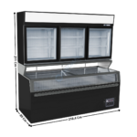 Combinée Négative 1446L. - Dégivrage Manuel | 74552535 | COMBISTEEL