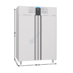 Armoire positive 1200L. GN2/1 - 2 portes pleine | 74895045 | COMBISTEEL
