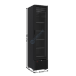 Armoire vitrée 1 porte battante 348L. | 74640210 | COMBISTEEL
