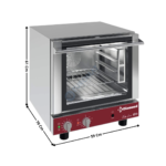 Four à convection 4 x GN2/3 avec fonction humidificateur | CGE23L | DIAMOND