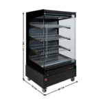 Vitrine chauffante 80 Cm - Vitre Self Service AOSTA LINE | HAS08P5 | DIAMOND