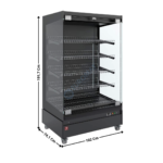 Vitrine chauffante 100 Cm - Vitre Self Service AOSTA LINE | HAS10G5 | DIAMOND