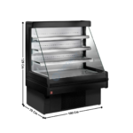 Vitrine réfrigérée 100cm - Série MANDY PLUS | MN10BB5R2 | DIAMOND