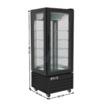 Vitrine à dessert positive panoramique 400L. | 74500845 | COMBISTEEL