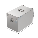 Bac à graisse 144L. / Min. | 74900325 | COMBISTEEL