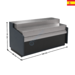 Meuble caisse 120cm - GAMME 960 TOP | MCVE912RC | DOCRILUC