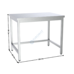 Table de travail 120x60cm | 73330010 | COMBISTEEL