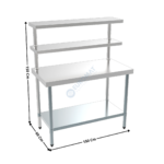 Station de travail 150x60cm | 74900105 | COMBISTEEL