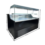 Vitrine réfrigérée 134cm - ECO SERIES 900 | 70900085 | COMBISTEEL