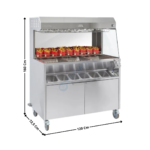 Poste de salage 120cm Grand M. | CPDSDC1200 | CASSELIN
