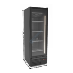 Armoire congélateur vitrée 1 porte battante 500L. | 70721135 | COMBISTEEL