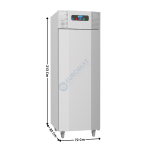 Armoire négative GN2/1 700L. - 1 porte pleine - Démontable | PAVL7SEWAC | ATLAS COLD
