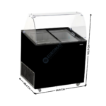 Vitrine 90,9cm spécial à crème glacée - CORSICA SERIES | 74720124 | COMBISTEEL