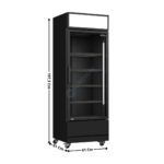 Armoire réfrigérée 360L. Noir - Positive | 74552104 | COMBISTEEL