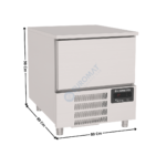 Cellule de refroidissement & congélation - 5 x GN1/1 ou 4 x 400x600 - S-Line Series | A5NS | CORECO