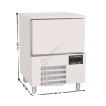 Cellule de refroidissement & congélation - 7 x GN1/1 ou 6 x 400x600 - S-Line Series | A7NS | CORECO