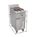 Friteuse 1 x 14 Litres élec - Premium Series | XPRIMEM | MIRROR
